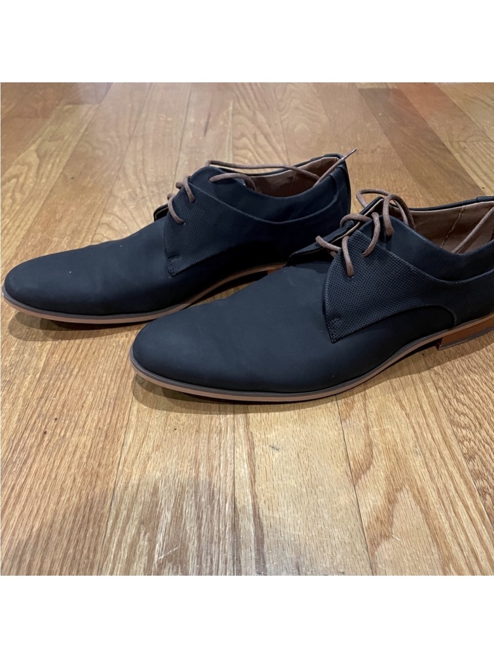 Steve Madden M-Dillon Men's Black Dress Casual Derby Shoes Sz 11
